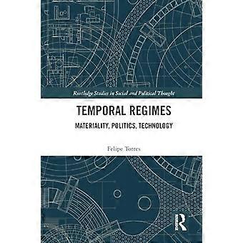 Regímenes temporales: materialidad, política, tecnología (Routledge Studies in Social and Political Thought)