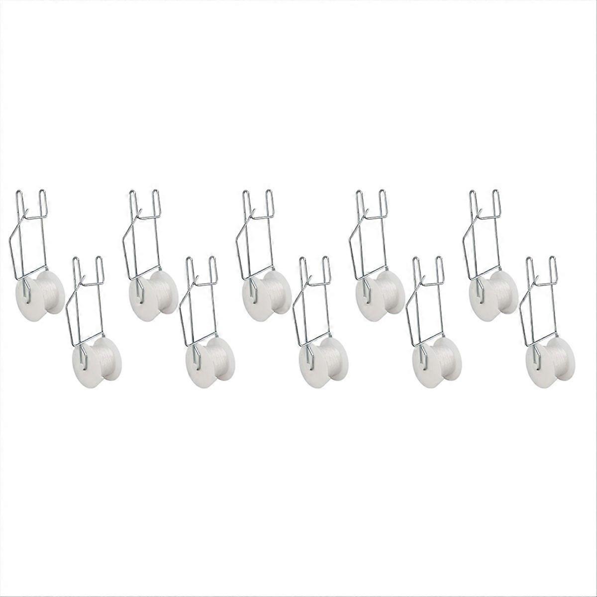 Tomato Roller Hooks Galvanized PP 10pcs