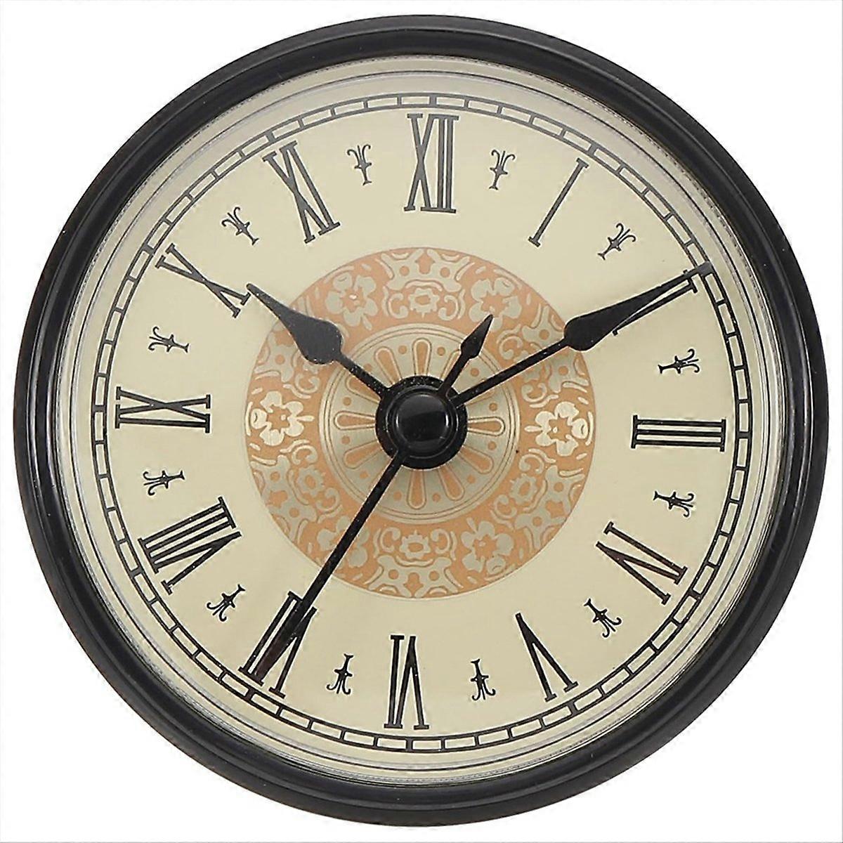 70mm Quartz Clock Insert,Round Quartz Movement Miniature Clock A