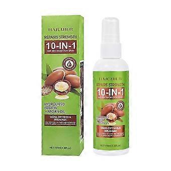 10-in-1 Hitzeschutzspray für die Haare, Haarpflegespray mit hydrolysiertem Keratin und Arganöl zur Reparatur und Stärkung von trockenem, geschädigtem Haar