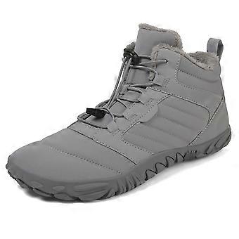 Wandelschoenen voor de winter, geschikt voor blote voeten, waterdicht, antislip, met brede neus, wandelschoenen voor dames en heren, winter