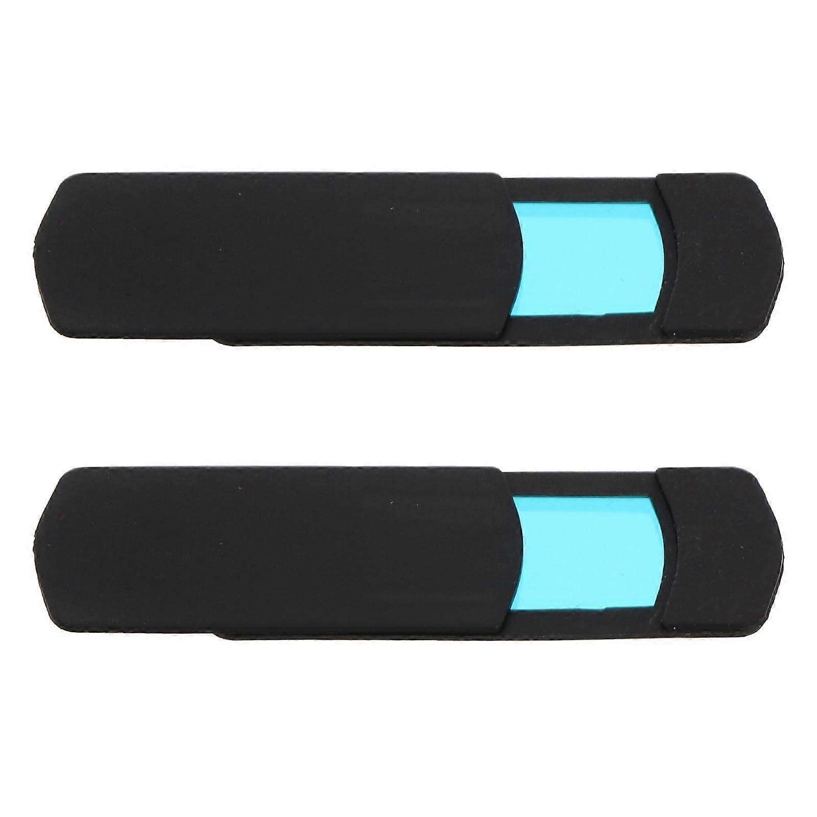 2Pcs Easy Install Black Camera Covers for Mobile Laptop Tablet Privacy