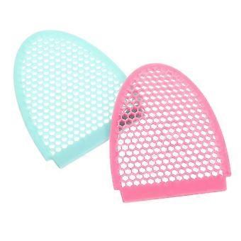 Facial Cleaning Brush 2Pcs Face Exfoliator Brush Women Travel Ergonomic Design Assorted Color Professional Cleaning