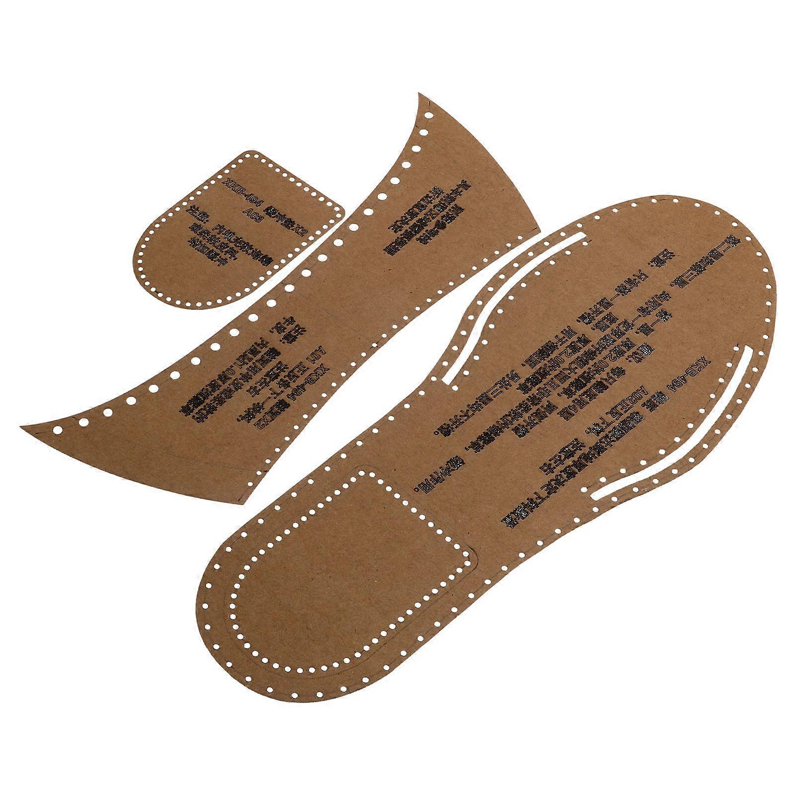 Sandal Patterns Template for DIY Use 1Set Crafting Slippers Stencil Kit