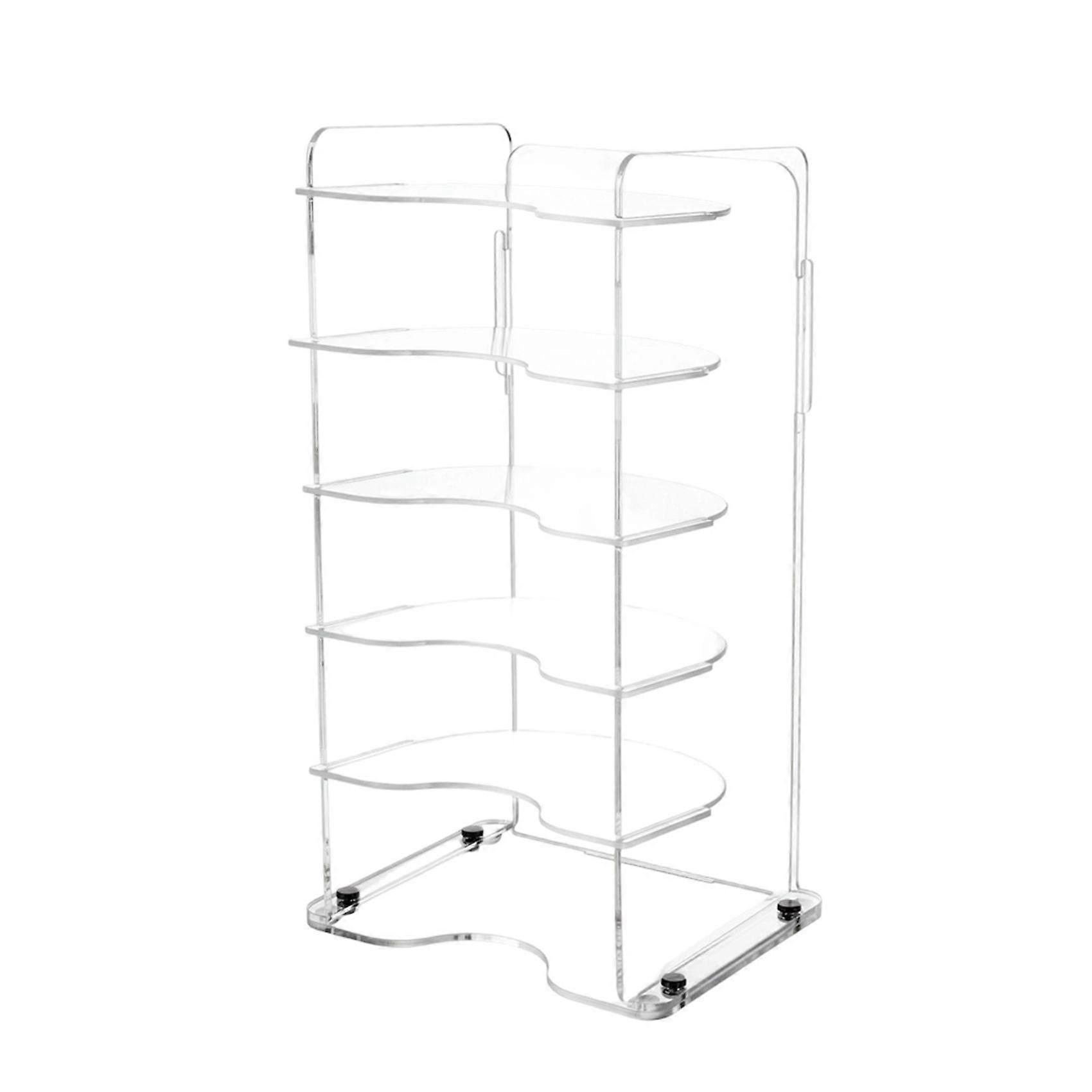 Organizador de tampas de acrílico para copos Stanley com 6 níveis, suporte para guardar tampas de garrafas de água para armário de cozinha.
