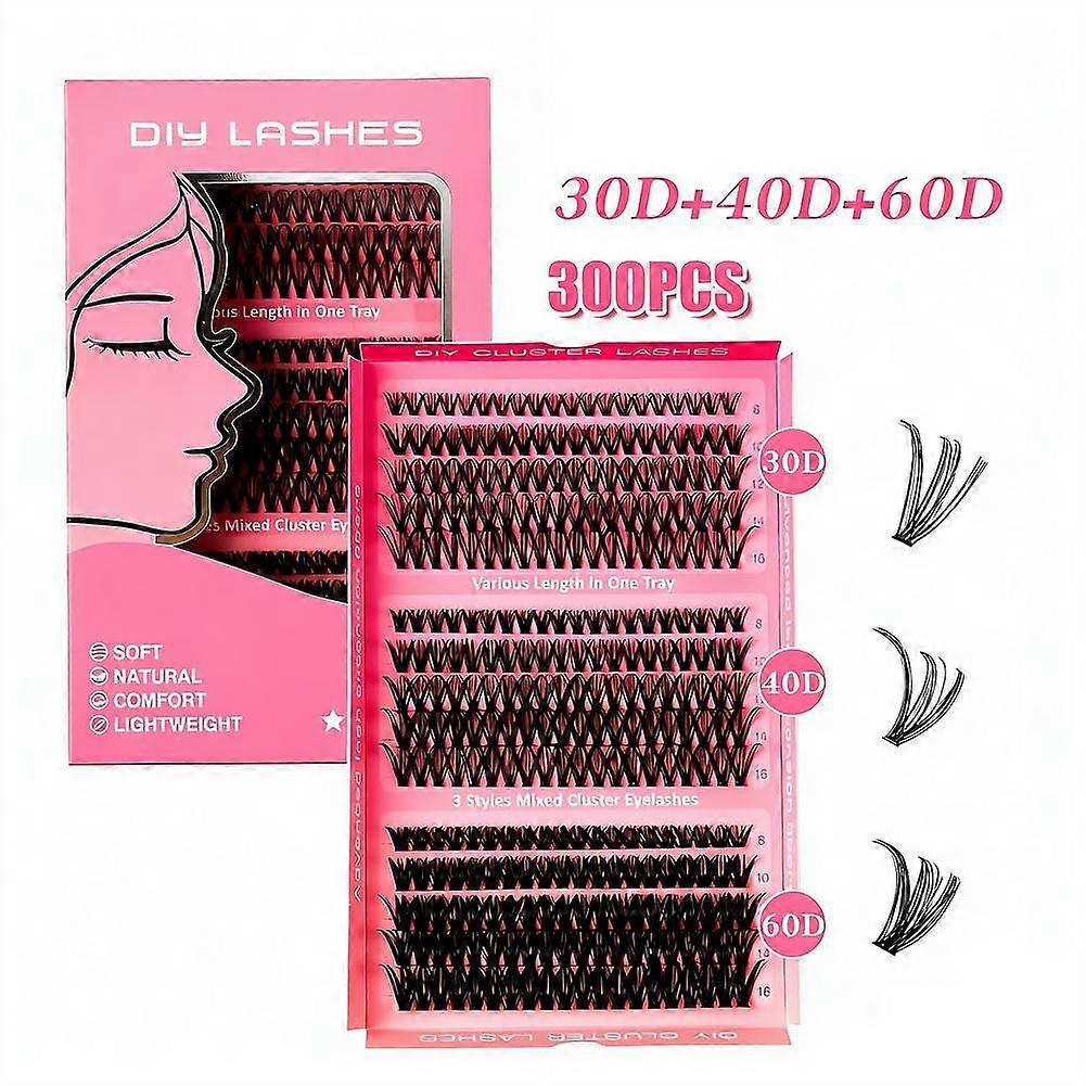Lash Cluster Segmented Russian 50D Single Cluster Wearable Eyelashes
