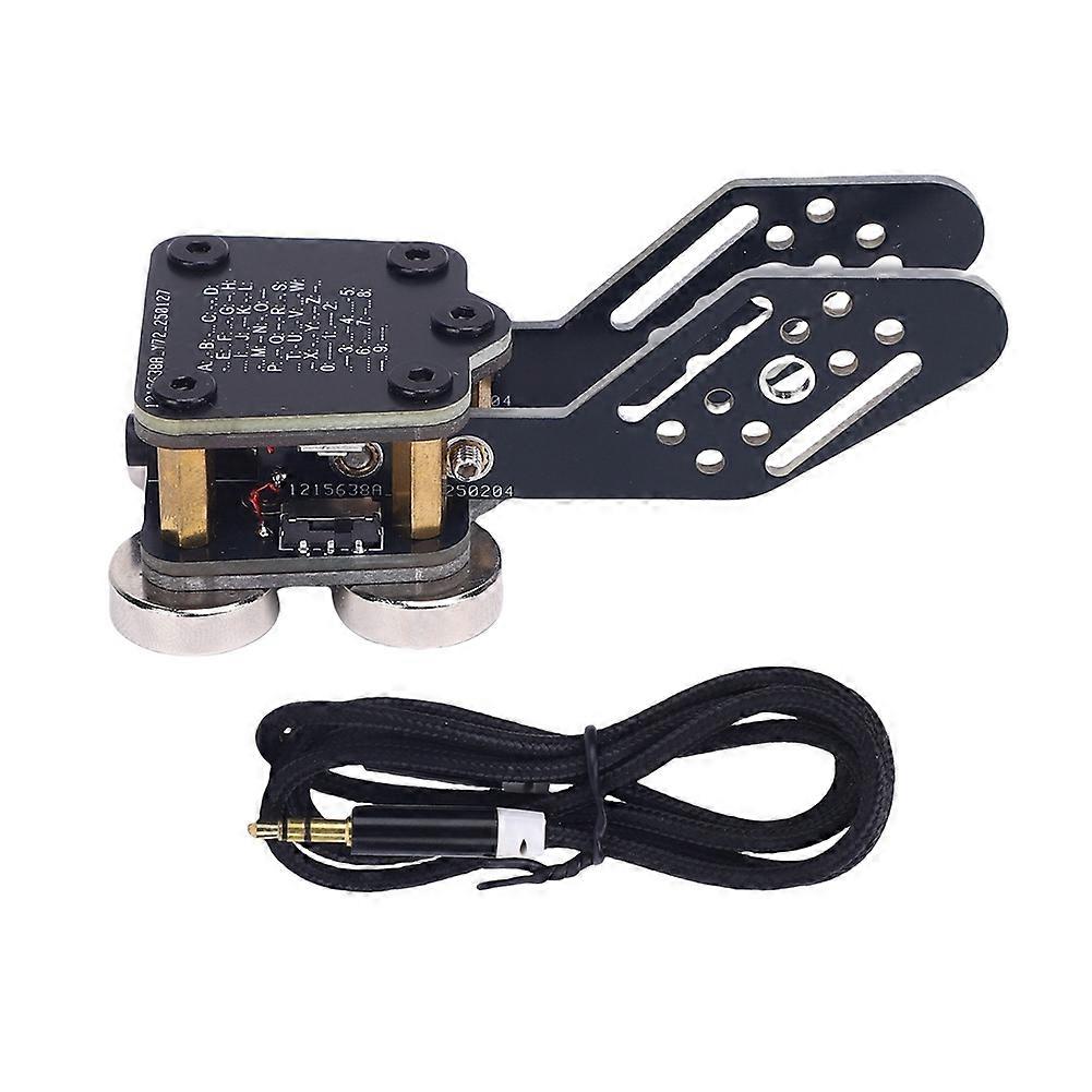 Mini CW Keyer Automatic Trainer PCB 4 Nd Magnet Bases Double Paddle Automatic Morse Code Key