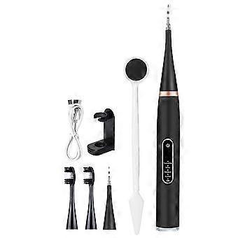 Escova de dentes elétrica para cães, removedora de placa e tártaro, com 5 modos e 3 cabeças de escova, para limpeza profunda em cães e gatos.