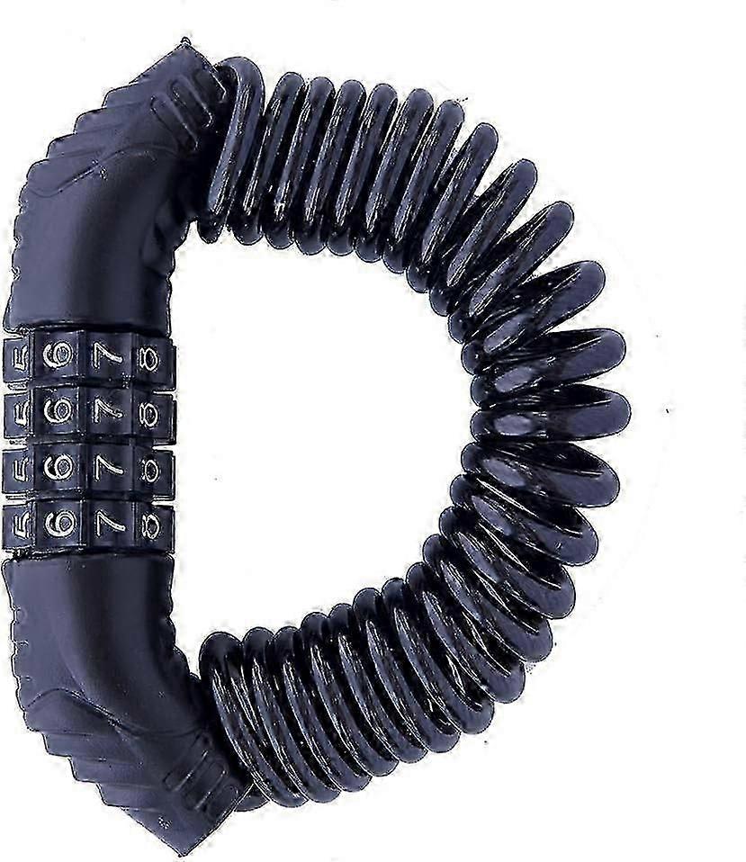 Portable Mini Bicycle Cable Lock, 4.9ft Anti-theft Security Lock