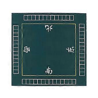 Mahjong Table Mat for Table Cover with 1Pcs Green Dominoes Game Mat