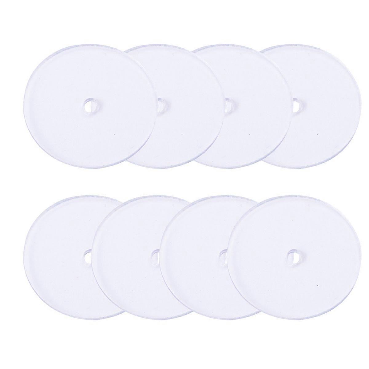 Ear Ring Backs Transparent Plastic Earring Backs for DIY Use 80Pcs