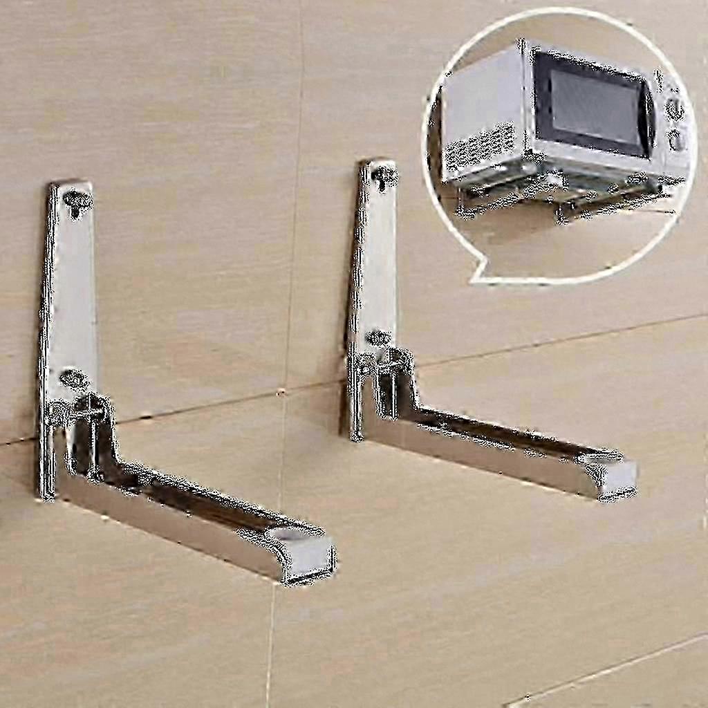 18 Inch Wall Mounted Microwave Shelf compatible with Kitchen Storage Solutions