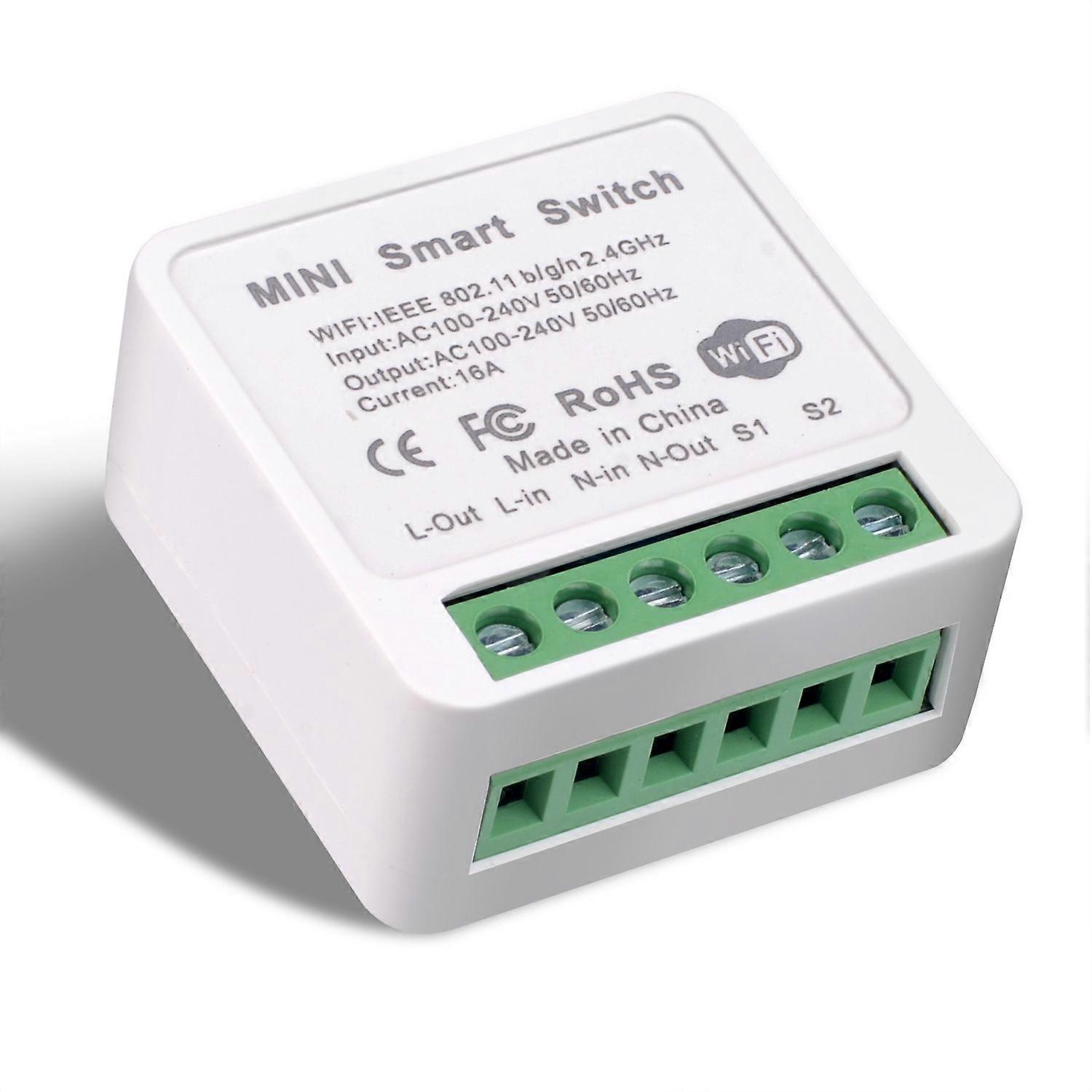 Smart WiFi switch, 16A WiFi smart switch, remote timer switch, WiFi retrofit kit compatible