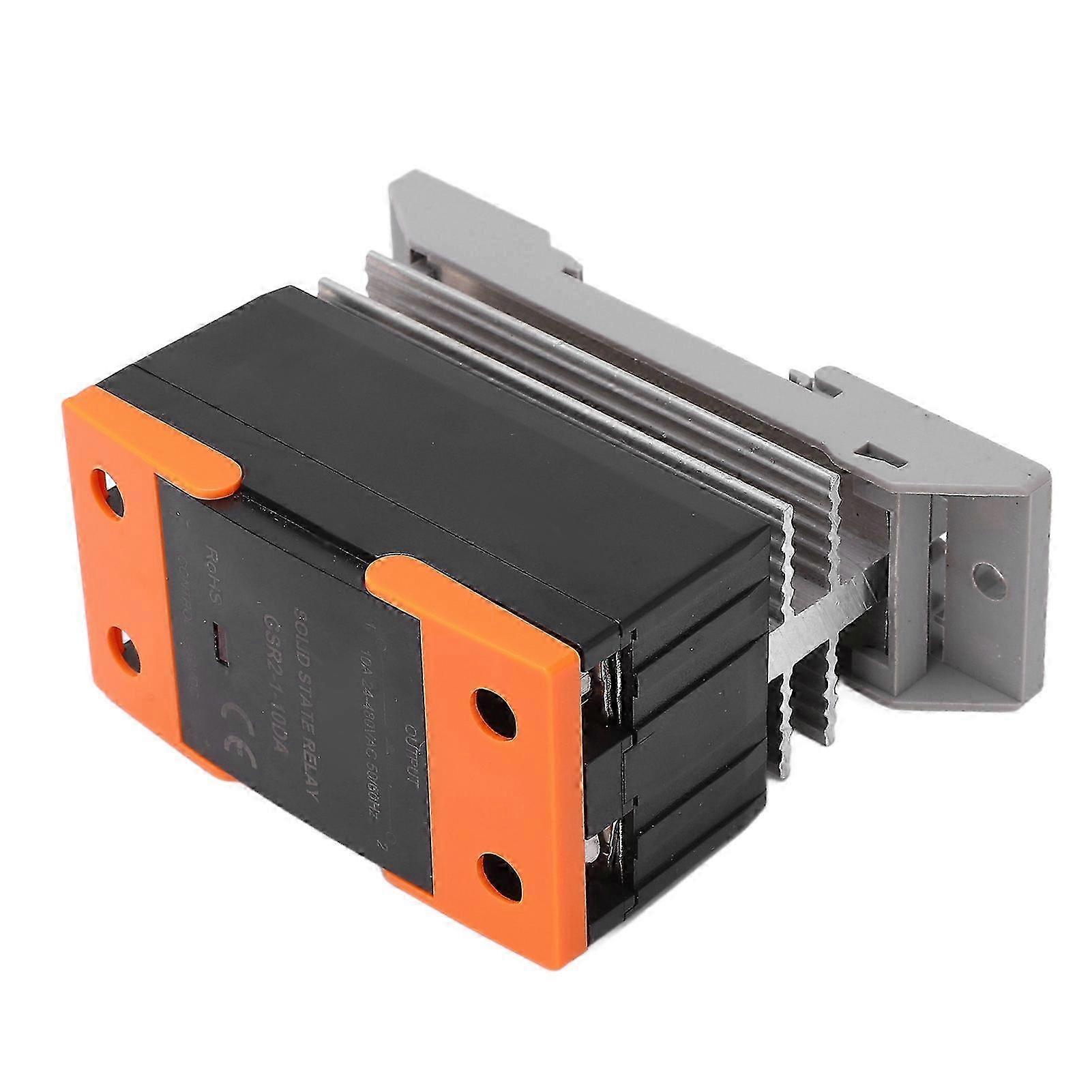Small Solid State Relay DA Relay Module with Heat Sink DC 3?32V Input AC 24?480V Output