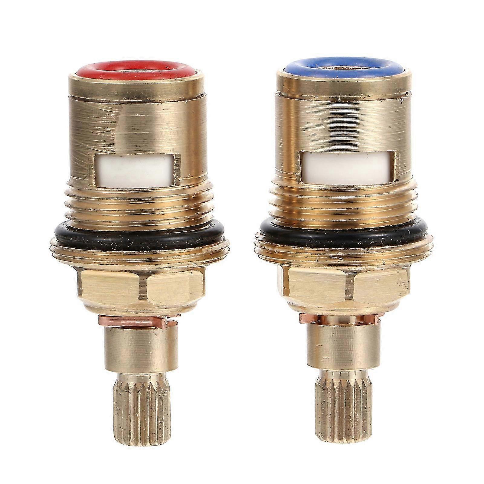 Use Ceramic Disc Replacement Tap Valves For Faucet Components 2Pack
