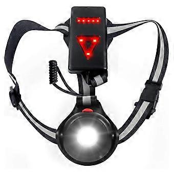 Chest Running Light for Runners, Designed for Night and Early Morning Jogging, Premium Light for Running, Dog Walking, Camping and Hiking.