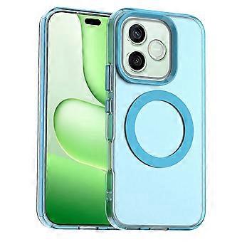 Kompatibelt til Honor 600 Lite 5G magnetisk cover anti-drop hybrid telefon bagcover