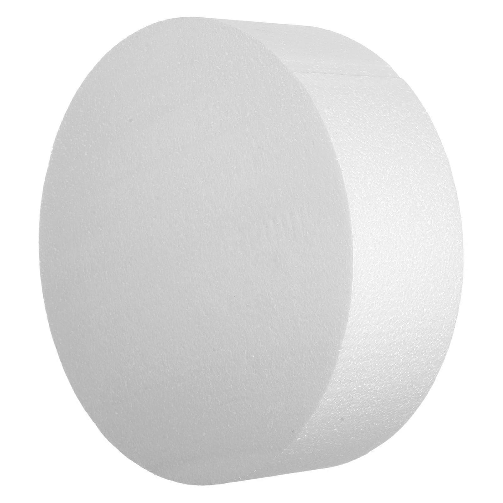 12 Inch Foam Cake Dummy Round Model compatible withDecorating White Practice Cake