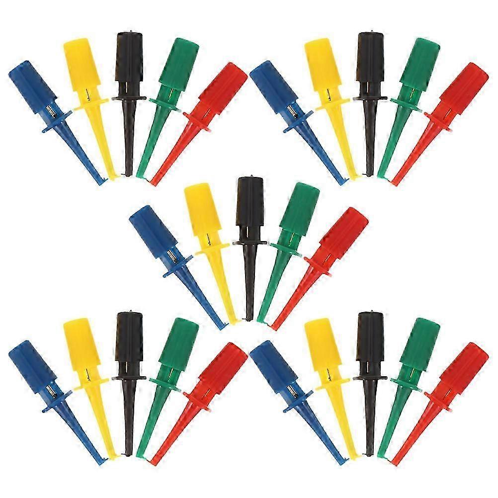 25Pcs Copper Hook Test Clips for Data Transmission, Outdoor Electrical Work