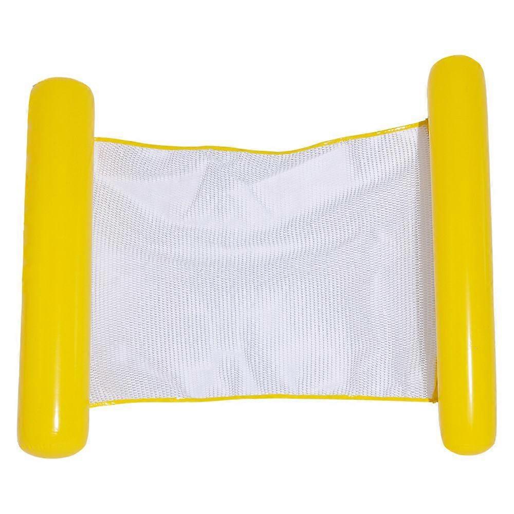 inflatable pool float,pool float lounger,pool floating chair,multipurpose pool hammock-yellow