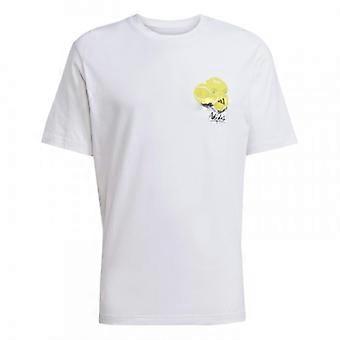 Camiseta de tênis masculina Adidas tamanho regular