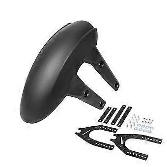 Fenders Universal Motorcycle Rear Wheel Cover Fender Splash Guard Mudguard + Bracket kit For Harley Honda Suzuki Kawasaki