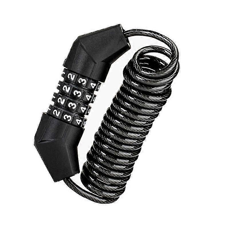 Telescopic Code Lock Electric Vehicle Scalable Helmet Lock Bicycle Lock