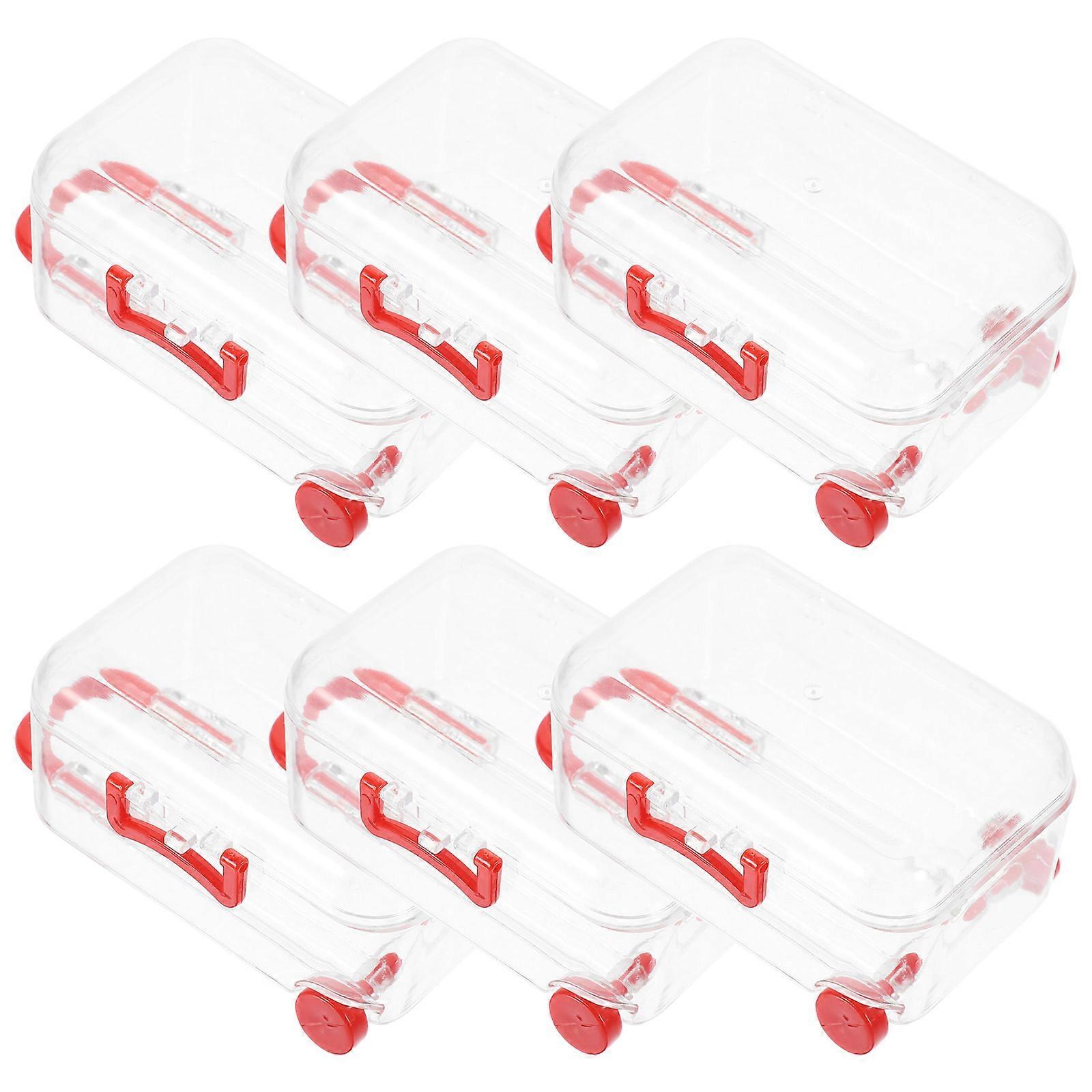 12pcs Creative Suitcase Shape Candy Box Candy Storage Cases Wedding Candy Boxes Decors