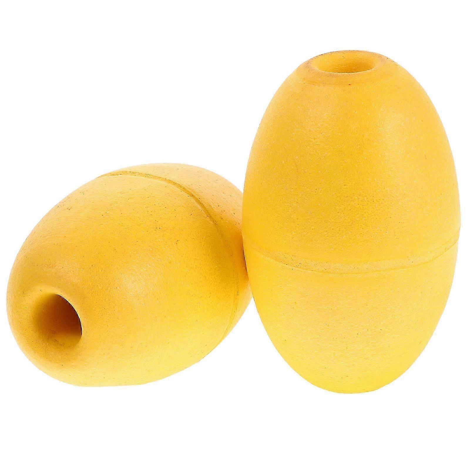 Yellow 2Pcs Kayak Anchor Float Buoy Set for Boating