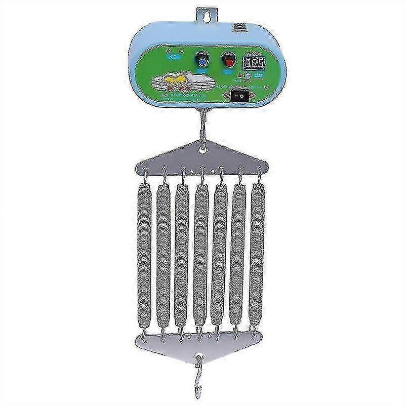 Cradle with electric motor and timer adjustment
