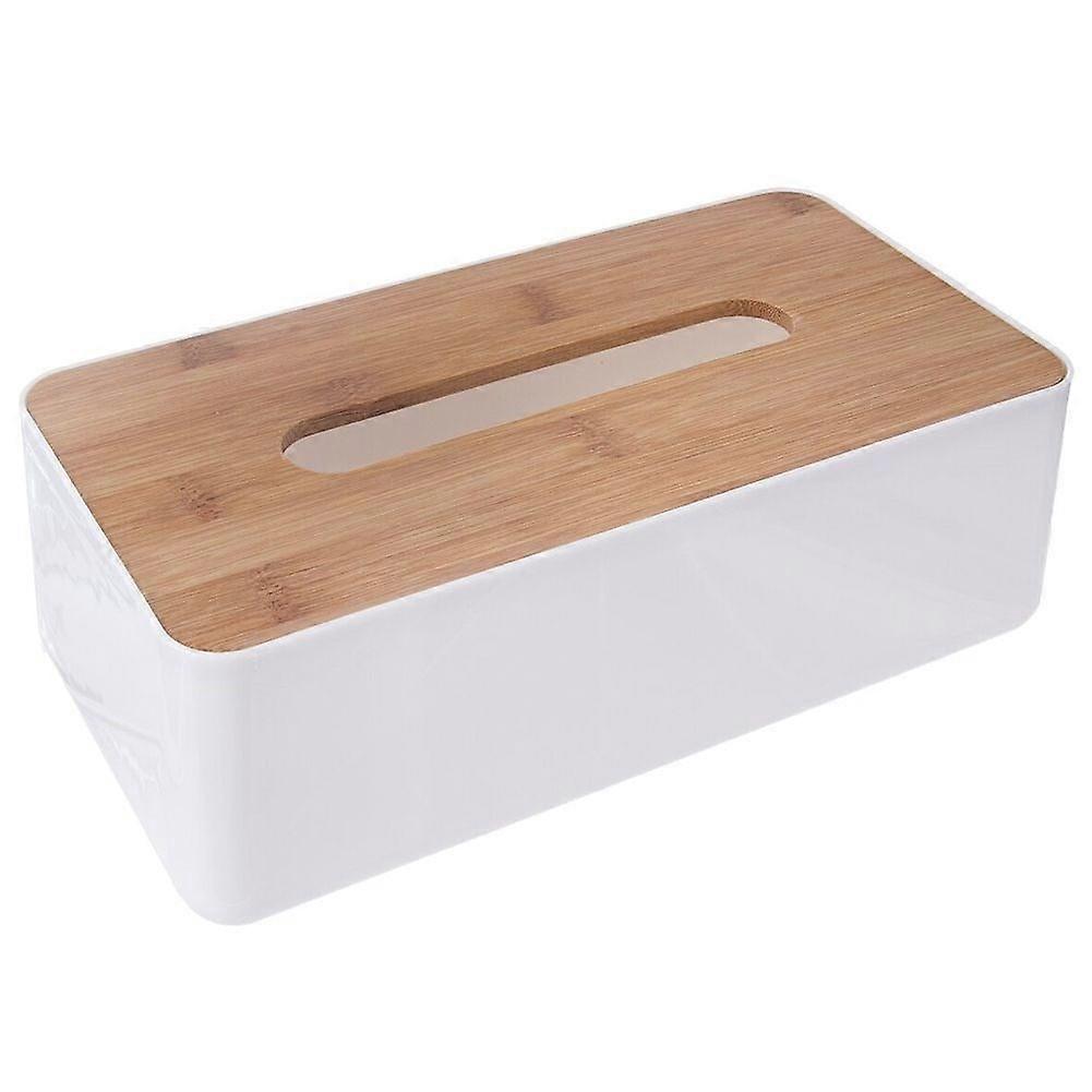 Bamboo box with lid for paper tissues - practical and stylish
