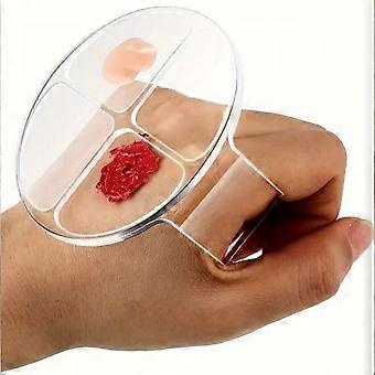Makeup Mixing Palette Clear Handheld Durable Easy Clean for Foundation Lipstick Nail Art