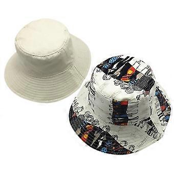 Cappello da pescatore a doppia faccia creativo carino stampa vaso cappello estivo uomini e donne strada parasole cappello