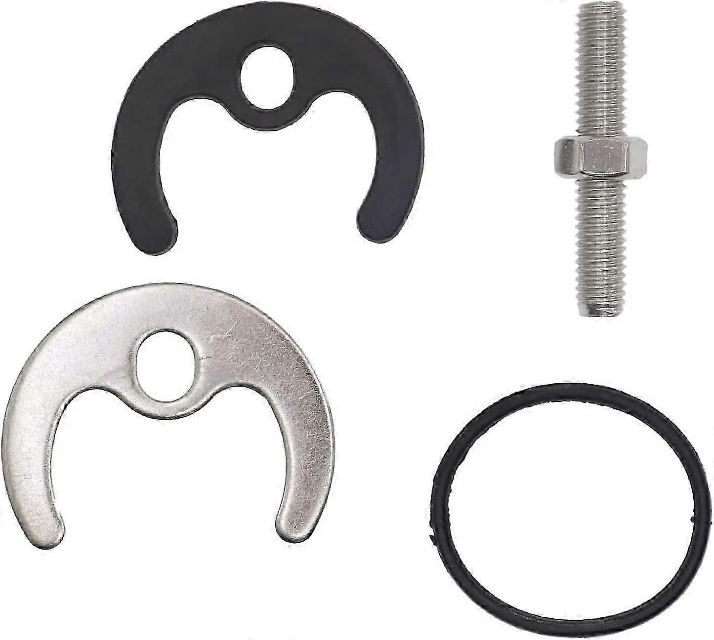 Lavatory bolt fixing set for single hole faucet bracket