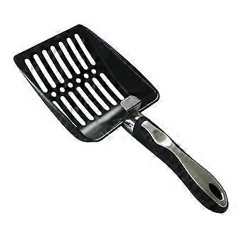 Heavy Duty Cat Poop Scoop - with Metal - for Litter Box Cleaning 26-27_new