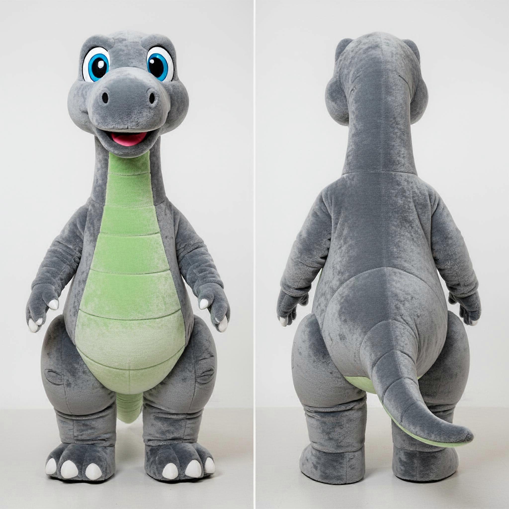 MASTICOT Gray Gentle Brachiosaurus Mascot