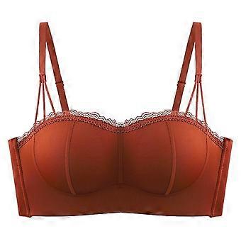 Wireless Seamless Lace Push Up Bra For Women Small Chest Gathering Underarm Fat