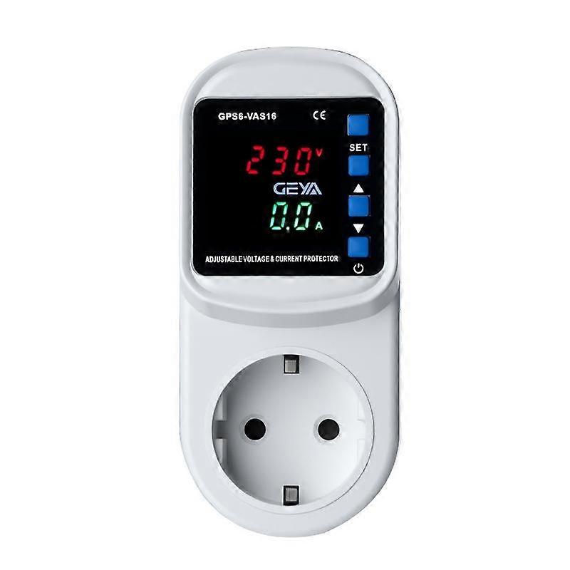 Voltage Protector Socket - Digital Over-Voltage Safety Plug with Auto Reconnect