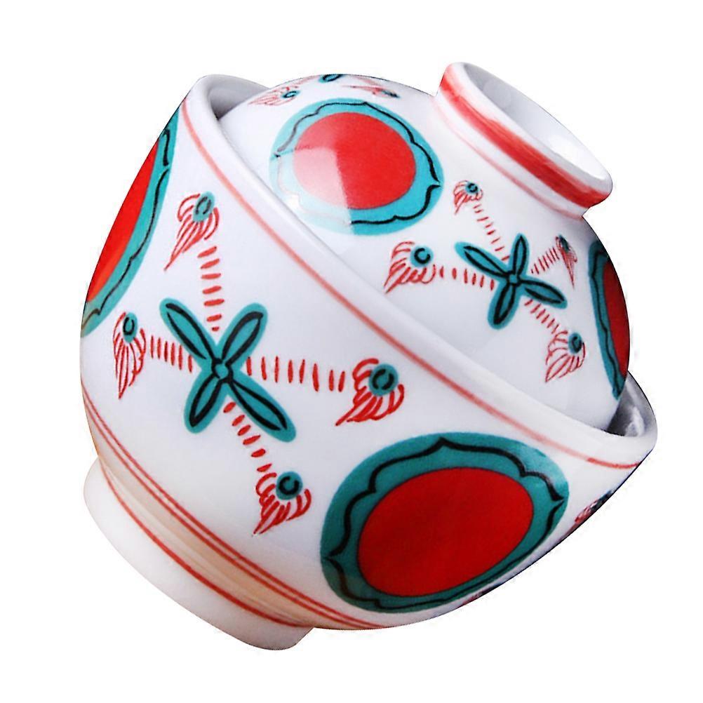 Ceramic Kitchen Tableware Soup Bowls with Lid Multi