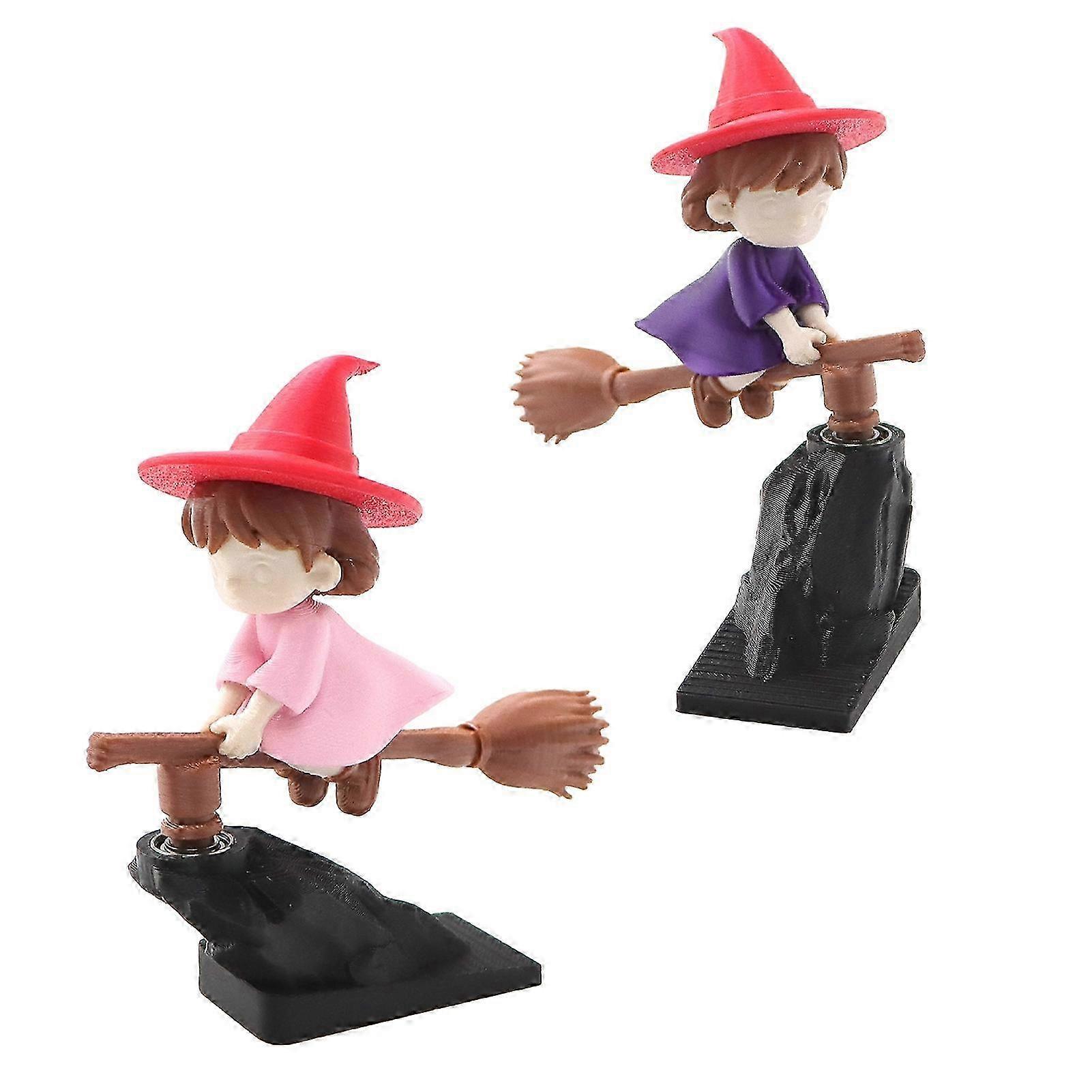 Driver-Friendly Flying Broomstick Decor