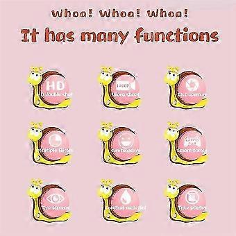 Cartoon Snail Kids Camera Toy, Toy Accessory Children Photo Video Recorder Equipped With 32G Memory Card