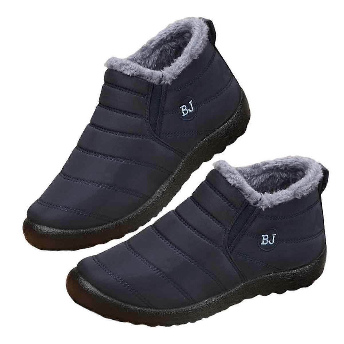 Waterproof Warm Fur-Lined Winter Boots