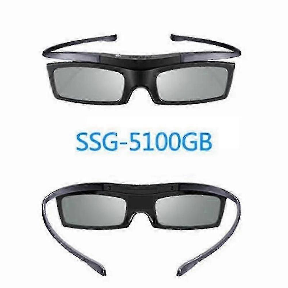 2 Pack Active Shutter 3D Glasses, Compatible with 3D TVs
