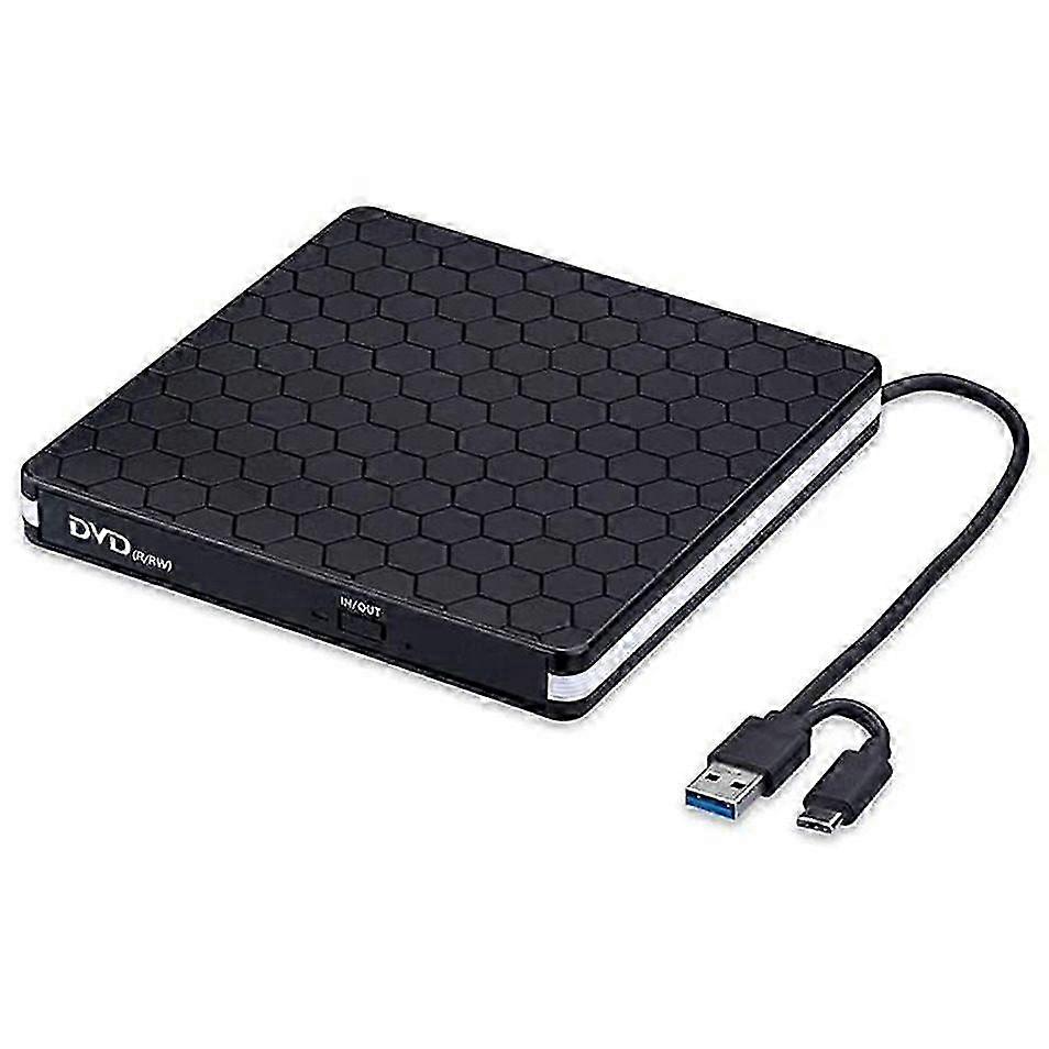 External USB . Type-C DVD Drive, Lightweight for Productivity
