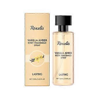 2pcs Vanilla Amber Body Fragrance Spray, Eau de Toilette Spray, Fresh Fruity Scent, Long - lasting, Elegant Fragrance