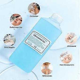 Professional Conductive Gel – Ultrasound Gel for Cavitation, TENS, EMS, RF & Hair Removal Devices, Paraben-Free, Fragrance-Free,