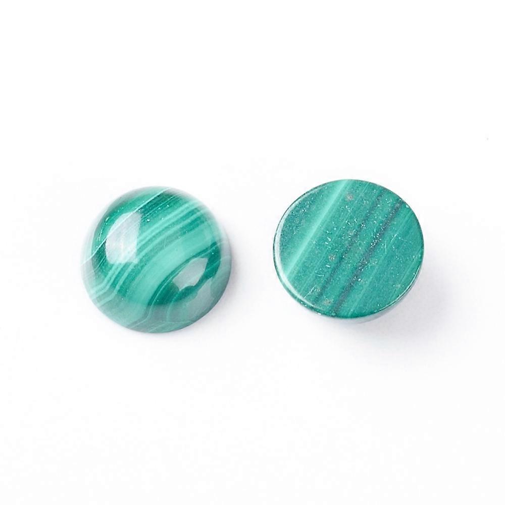 1pc Malachite Cabochons Half Round/Dome 8x4mm