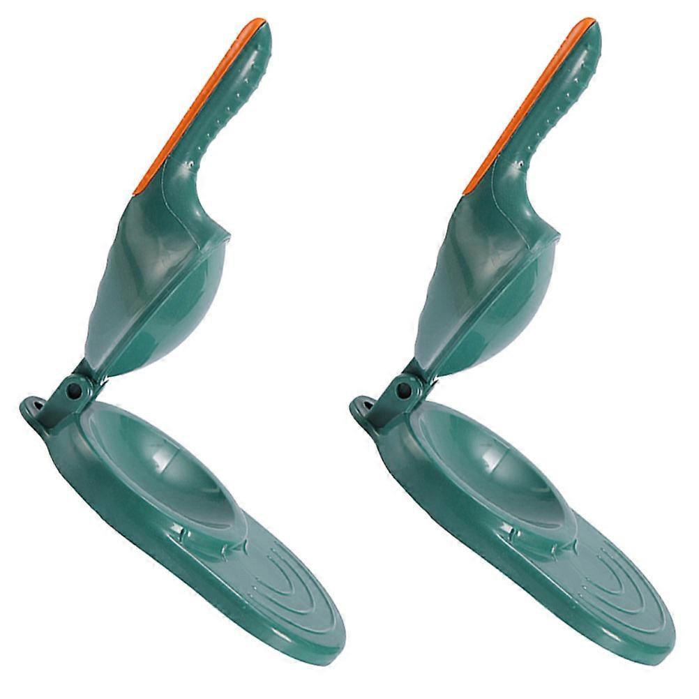 Plastic Dumpling Press Small Dumpling Press Tool with 2Pcs for Kitchen Use