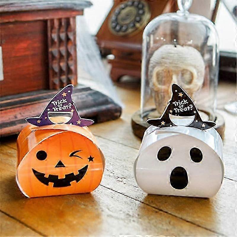 Cartoon Pumpkin Ghost Party Candy Boxes