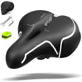 Wide Memory Foam Cycling Saddle